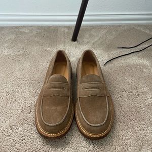 Express suede loafers